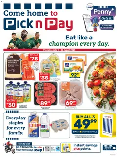 Preview of Pick n Pay flyer valid from 17/08/2026
