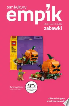 Pogląd gazetki "Empik promocje - Tom kultury Zabawki" ze sklepu Empik ważnej od 14.10.2026