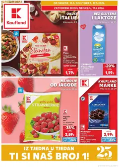 Pregled letka Kaufland Ponuda trgovine Kaufland vrijedi od 13.05.2026
