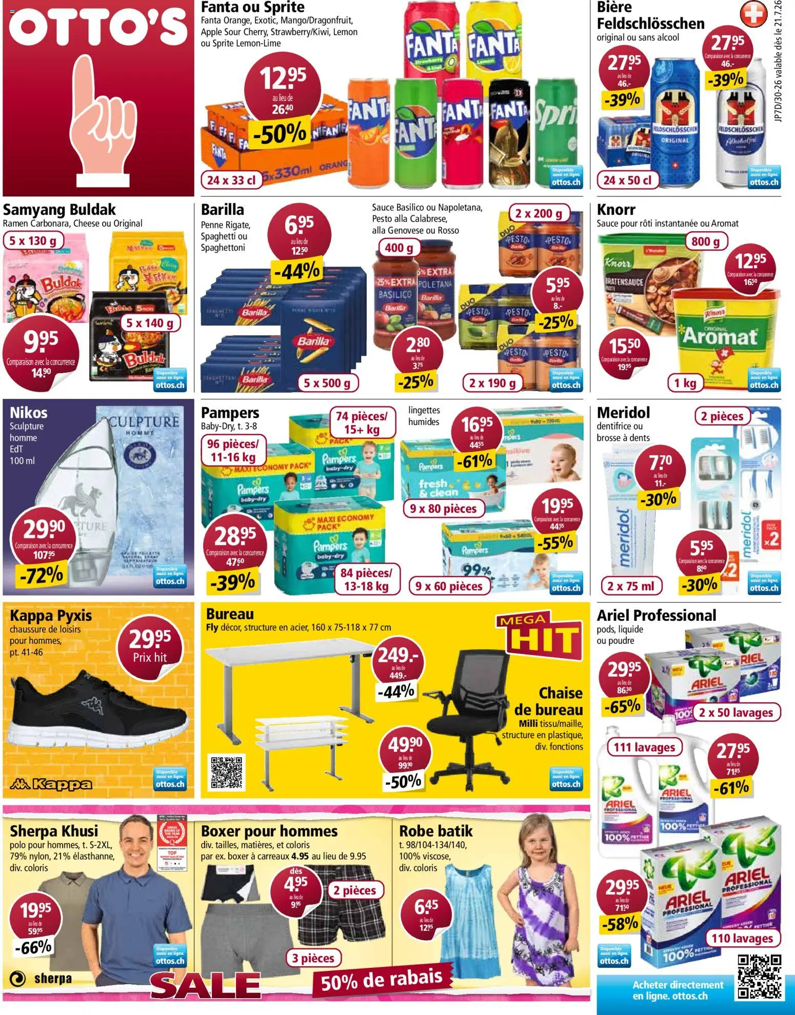 Vorschau des Merkblatts Otto's aktionen FR vom Shop Otto's gültig von 21.07.2026 bis 27.07.2026