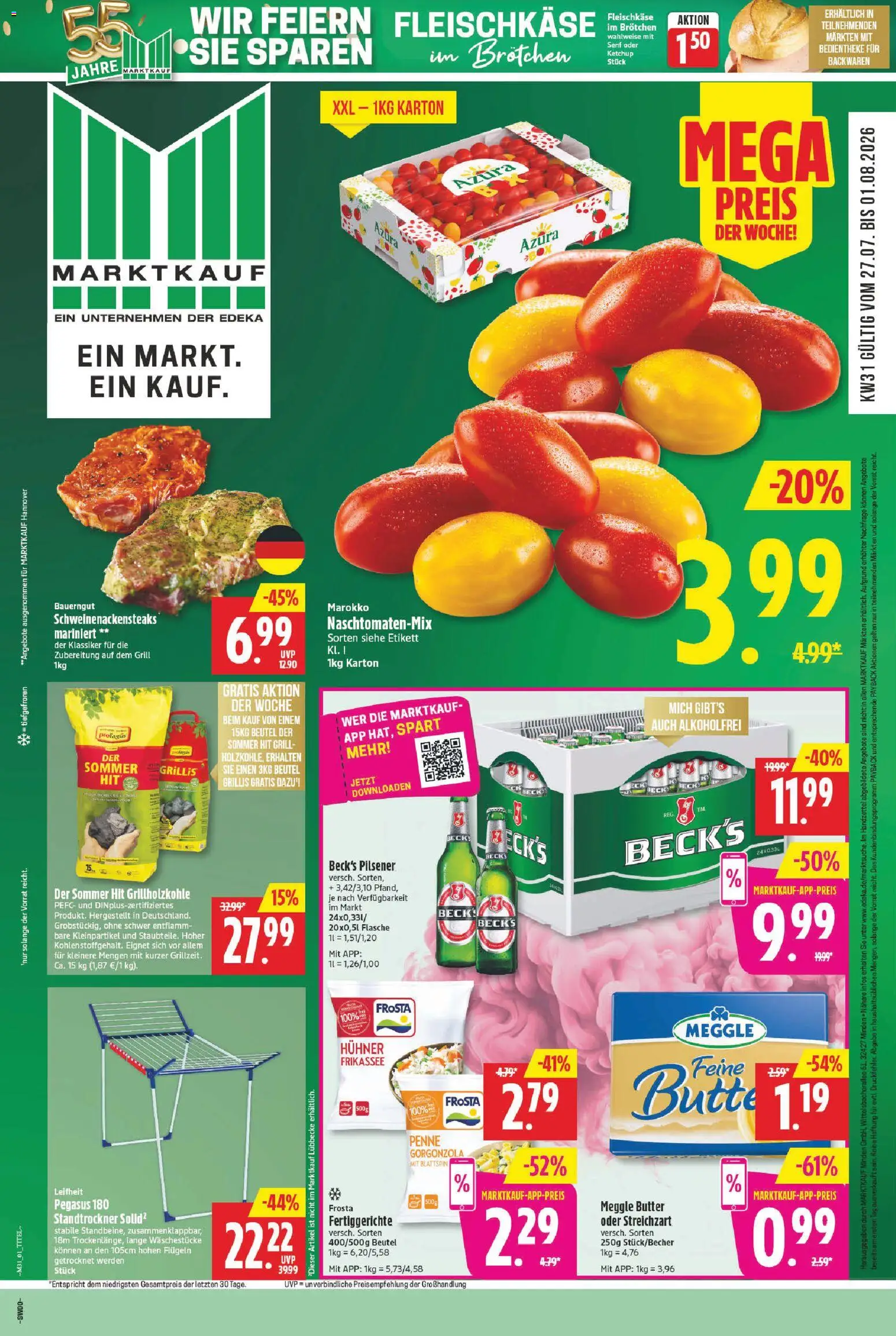 Vorschau von dem Prospekt des Geschäftes Marktkauf, gültig ab dem 27.07.2026