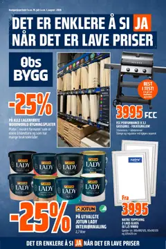 Forhåndsvis Kundeavis fra butikk Obs Bygg gyldig fra 19/07/2026
