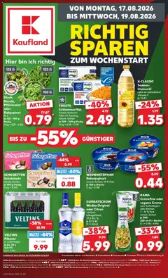 Vorschau von dem Prospekt des Geschäftes Kaufland, gültig ab dem 17.08.2026