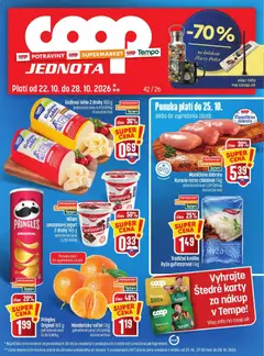 Náhľad COOP Jednota letáku platného od 22.10.2026