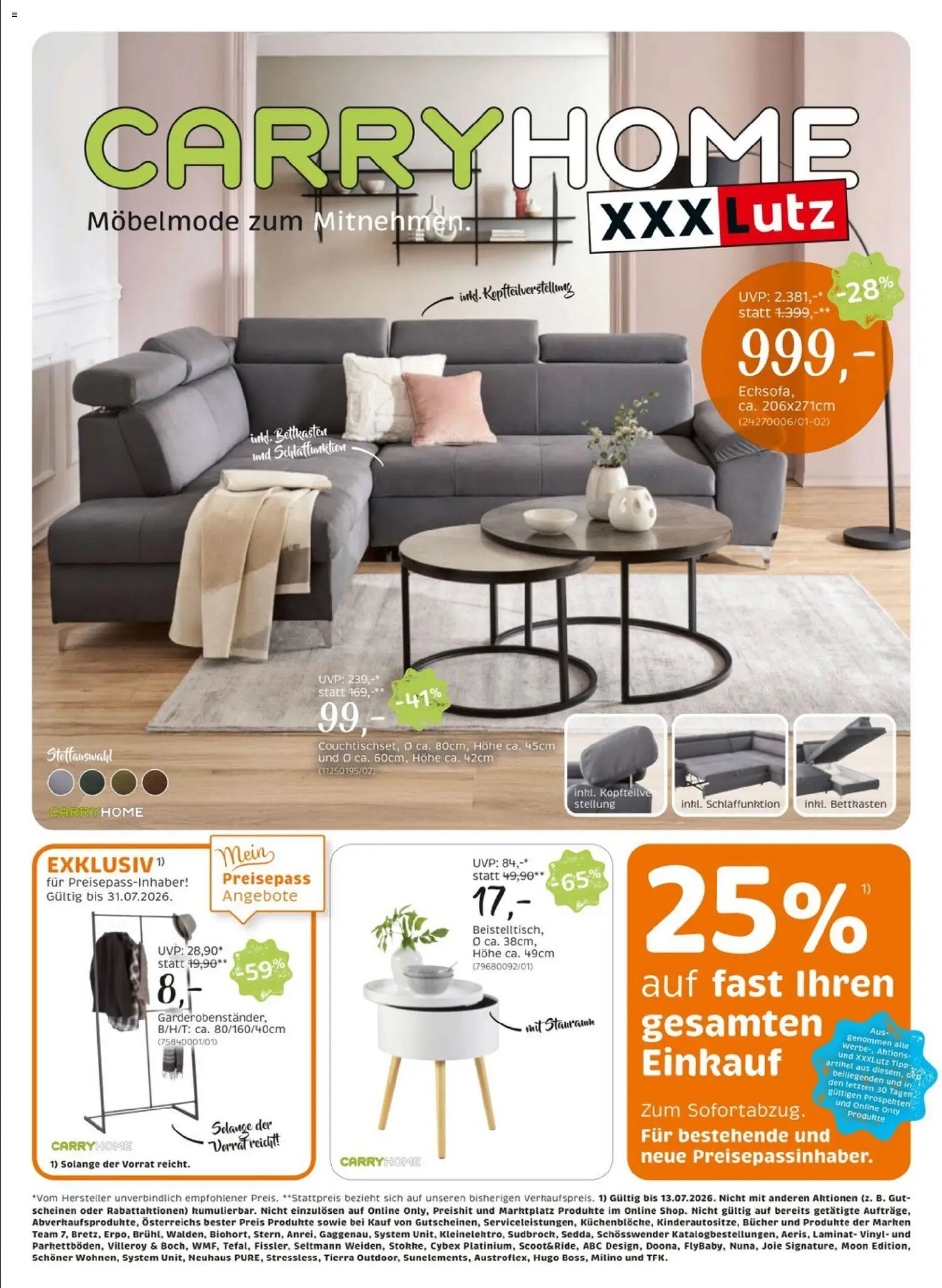 Vorschau der Angebote: XXXLutz XXXLutz Carry Home gültig ab 07.07.2026 - Bücher