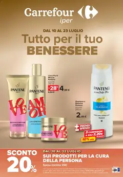 Anteprima dell'opuscolo Carrefour volantino Iper Bellezza - Carugate dal negozio Carrefour valido da 10/07/2026