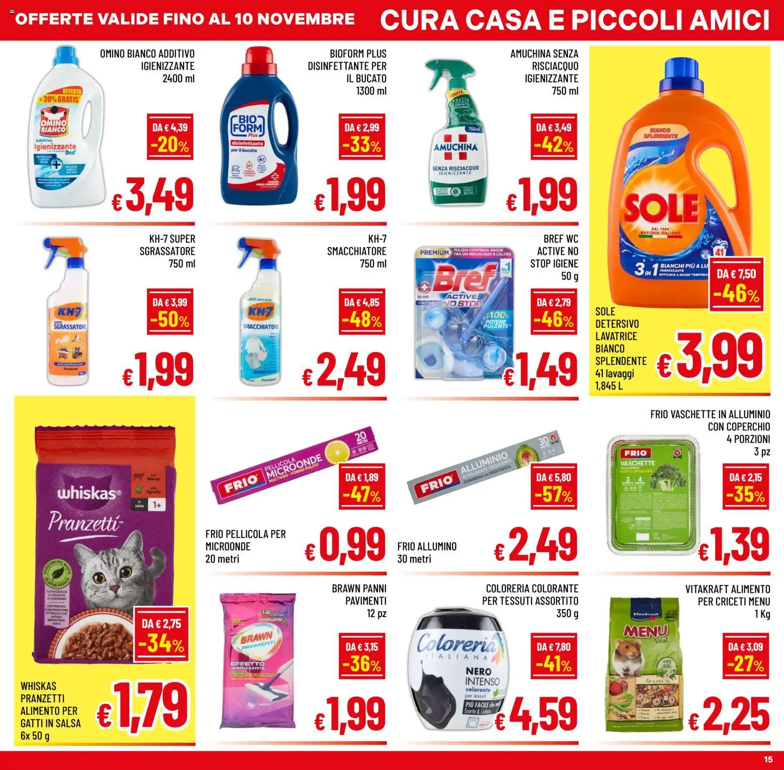 Anteprima dell'opuscolo A&O volantino dal negozio A&O valido da 28/10/2026 - Forno, Lavatrice, Microonde, Salsa, Pellicola, Smacchiatore, Vaschette, Coperchio
