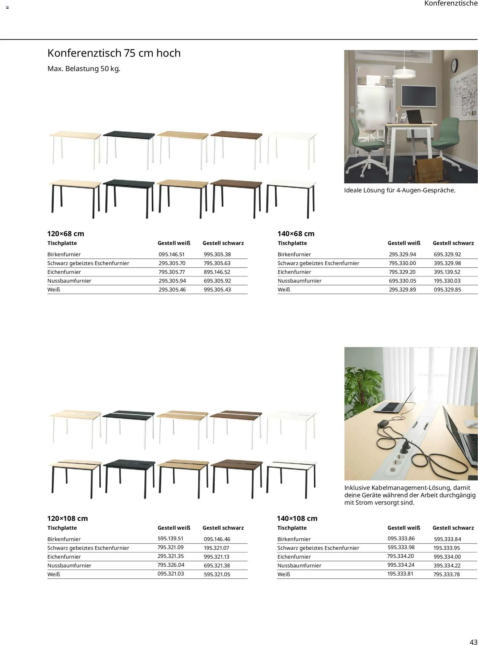 Vorschau von dem Prospekt des Geschäftes Ikea, gültig ab dem 10.09.2026 - Konferenztisch
