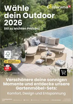 Vorschau des Merkblatts Conforama aktionen Gartensofa vom Shop Conforama gültig von 07.10.2026 bis 31.12.2026