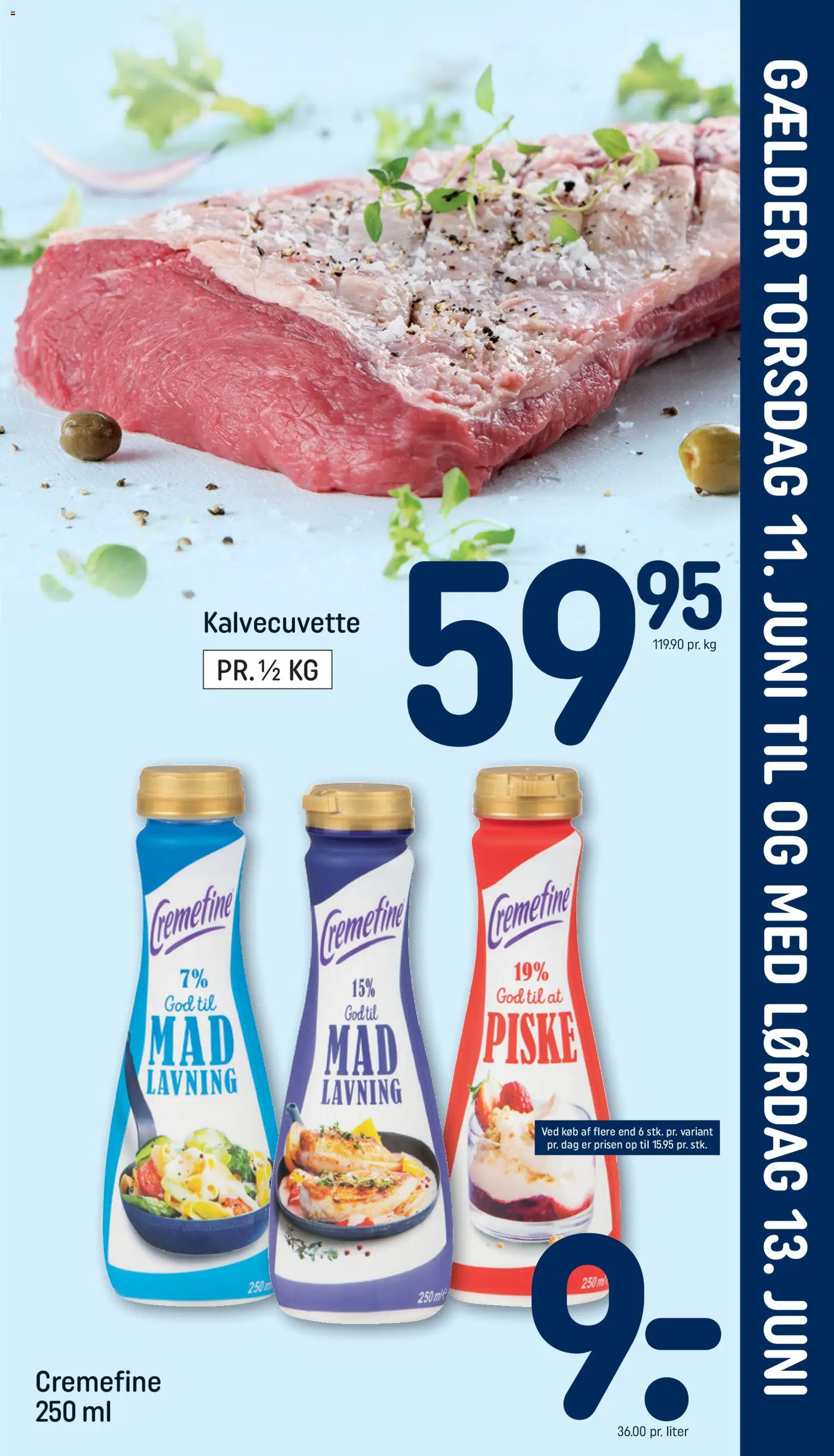 Eksempel på tilbudsavis Rema 1000 - Uge 24 Indstik fra butik Rema 1000 gyldig fra 11/06/2026