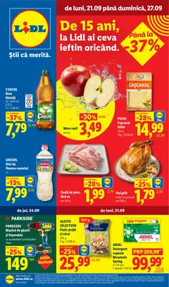 Previzualizarea de cataloage: Lidl Lidl Catalog valabil de la 21.09.2026