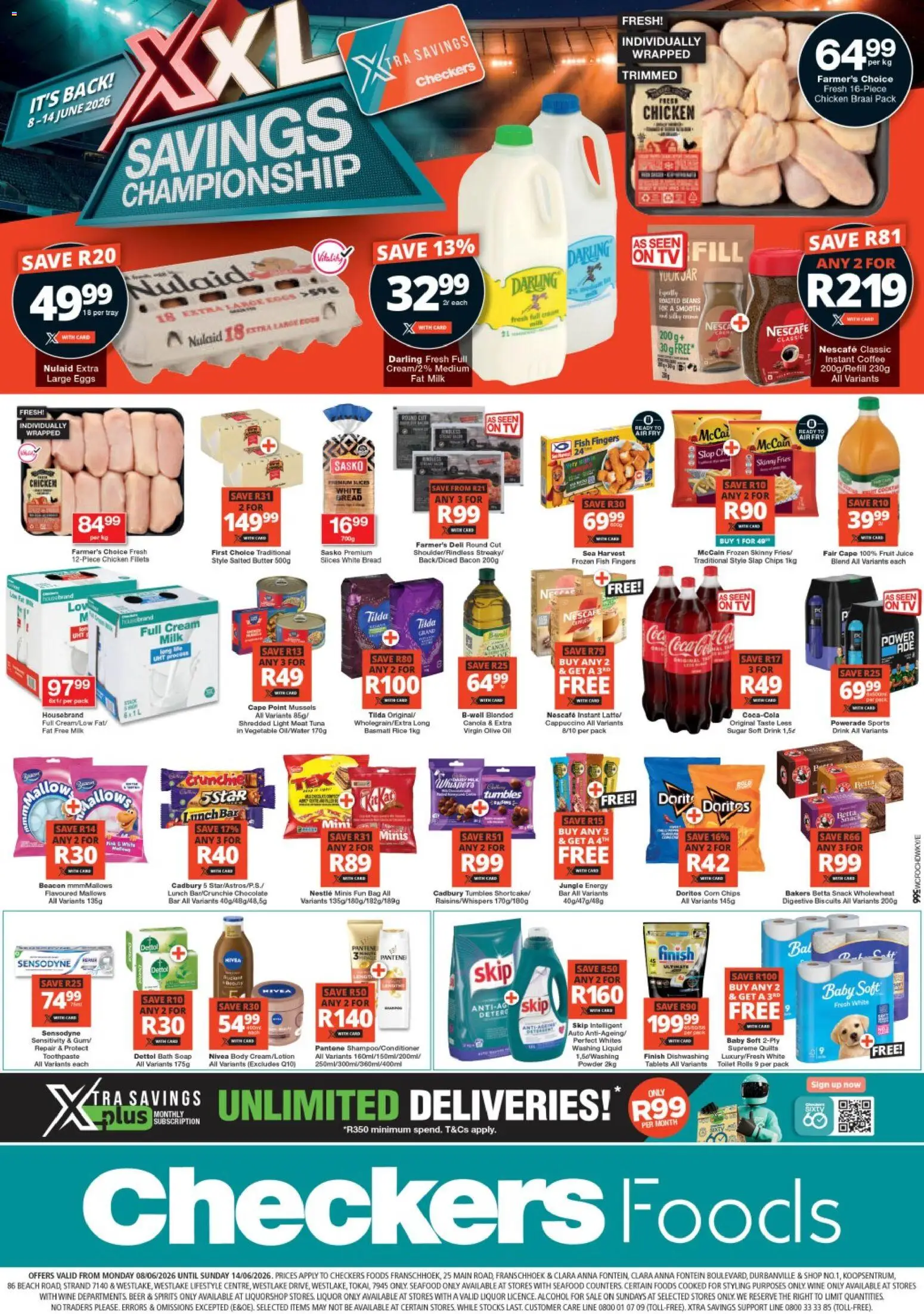 Preview of Checkers flyer valid from 08/06/2026