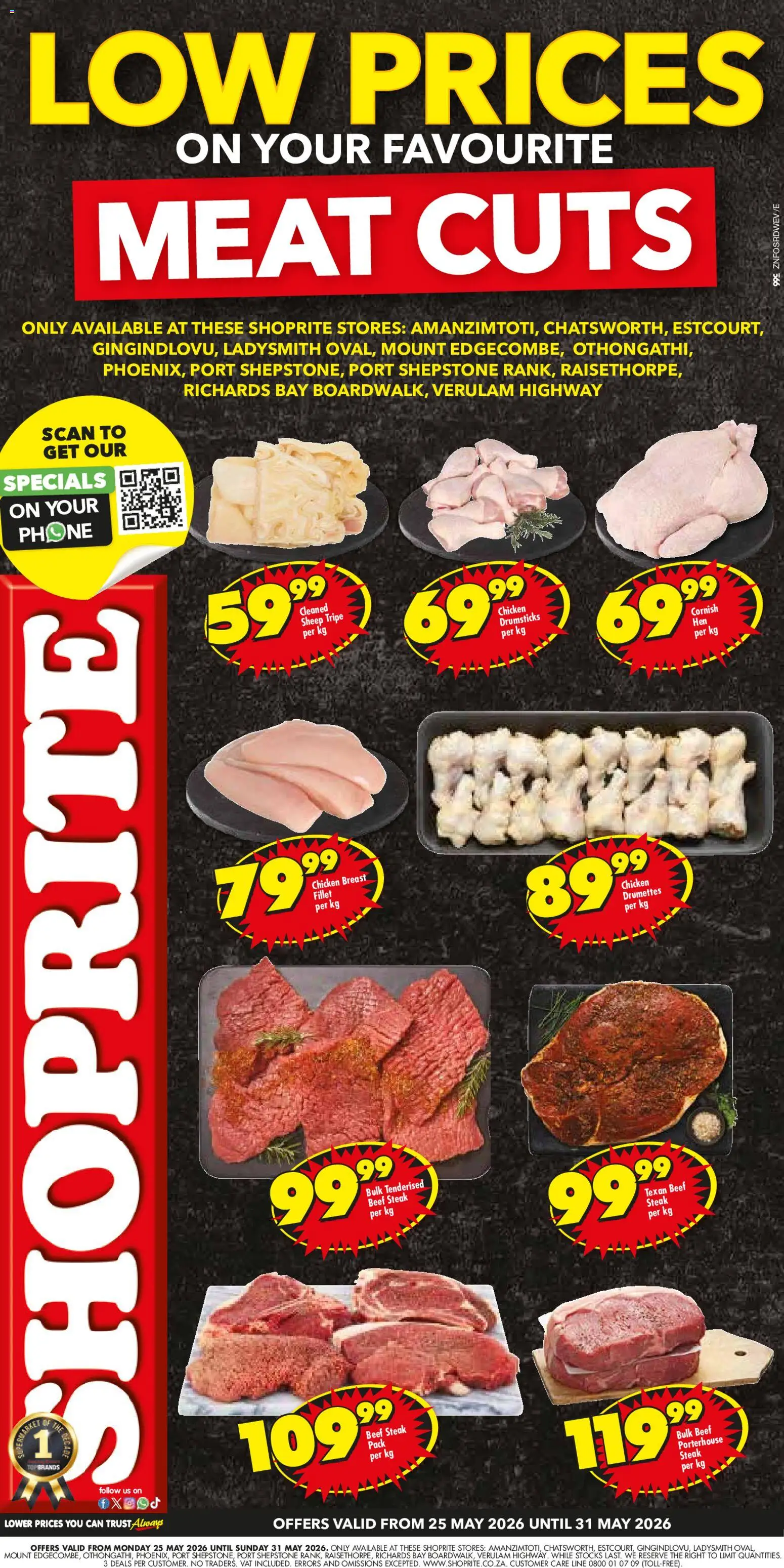 Preview of Shoprite flyer valid from 25/05/2026