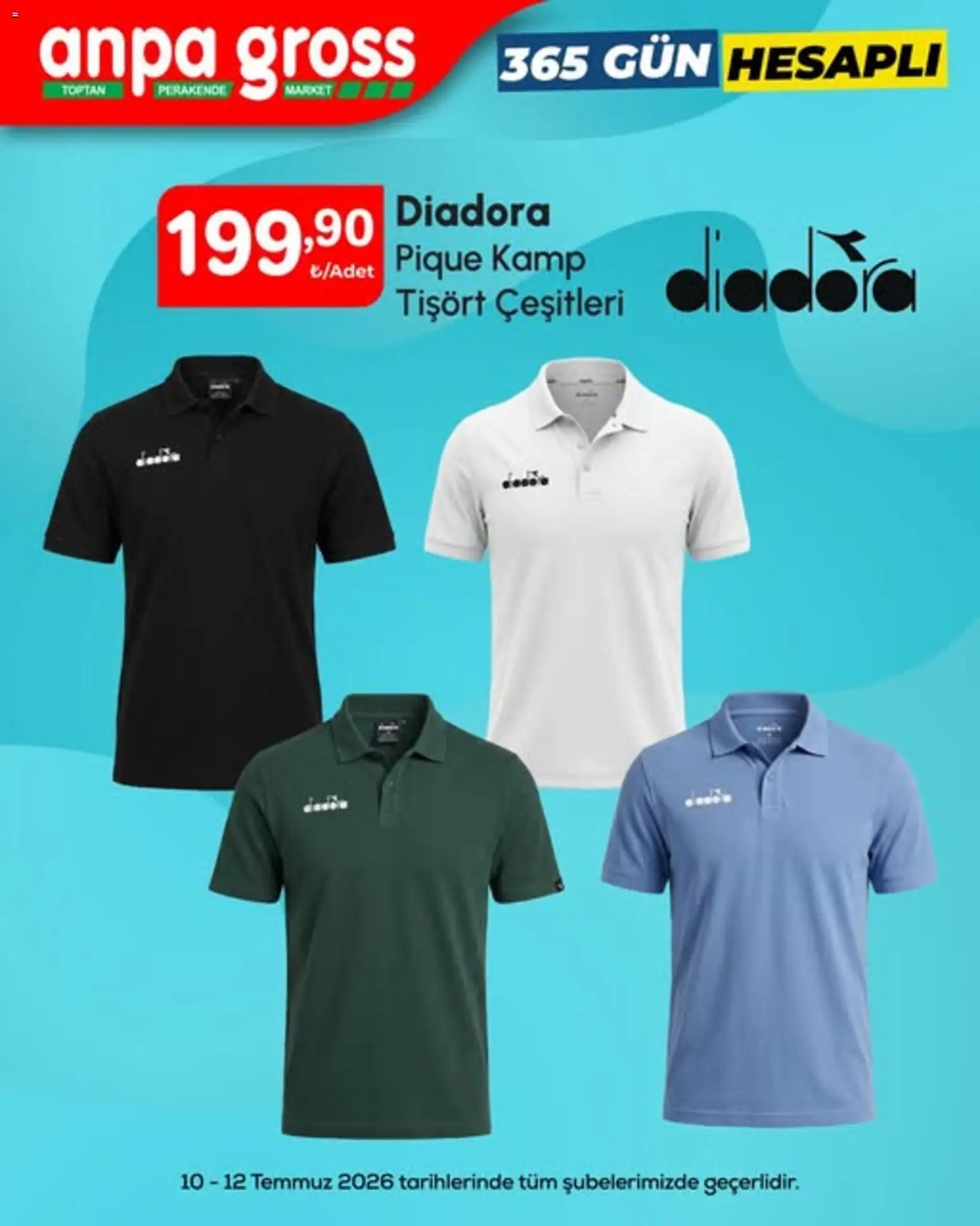 Anpa Gross Anpa Gross İndirim Diadora 10.07.2026 - Broşürünün önizlemesi - Tişört