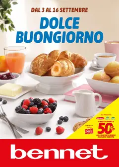 Anteprima dell'opuscolo bennet volantino Buongiorno dal negozio bennet valido da 03/09/2026