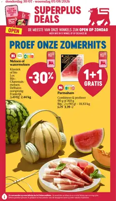 Prévisualisation de Delhaize folder week 31 du magasin Delhaize formulaire valide 30/07/2026