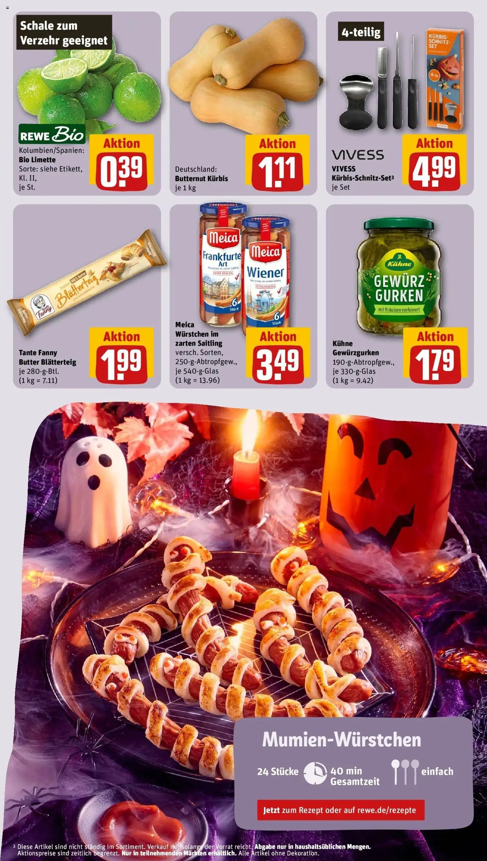 Vorschau von dem Prospekt des Geschäftes Rewe, gültig ab dem 26.10.2026