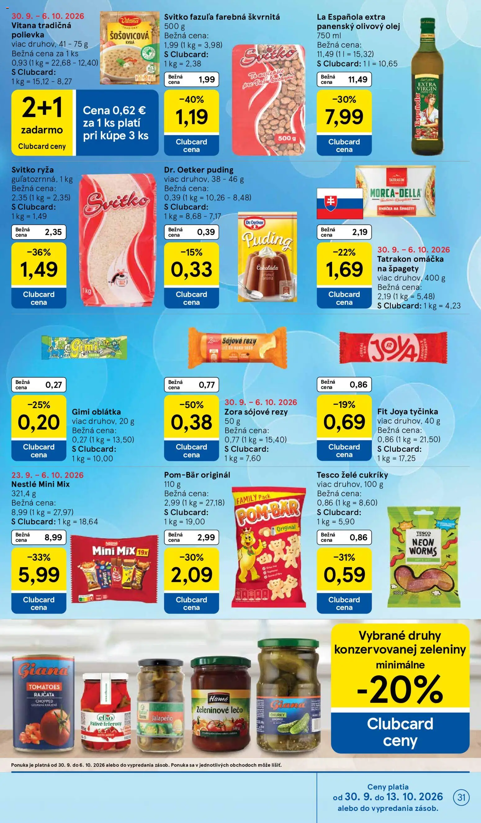 Náhľad Tesco letáku platného od 30.09.2026