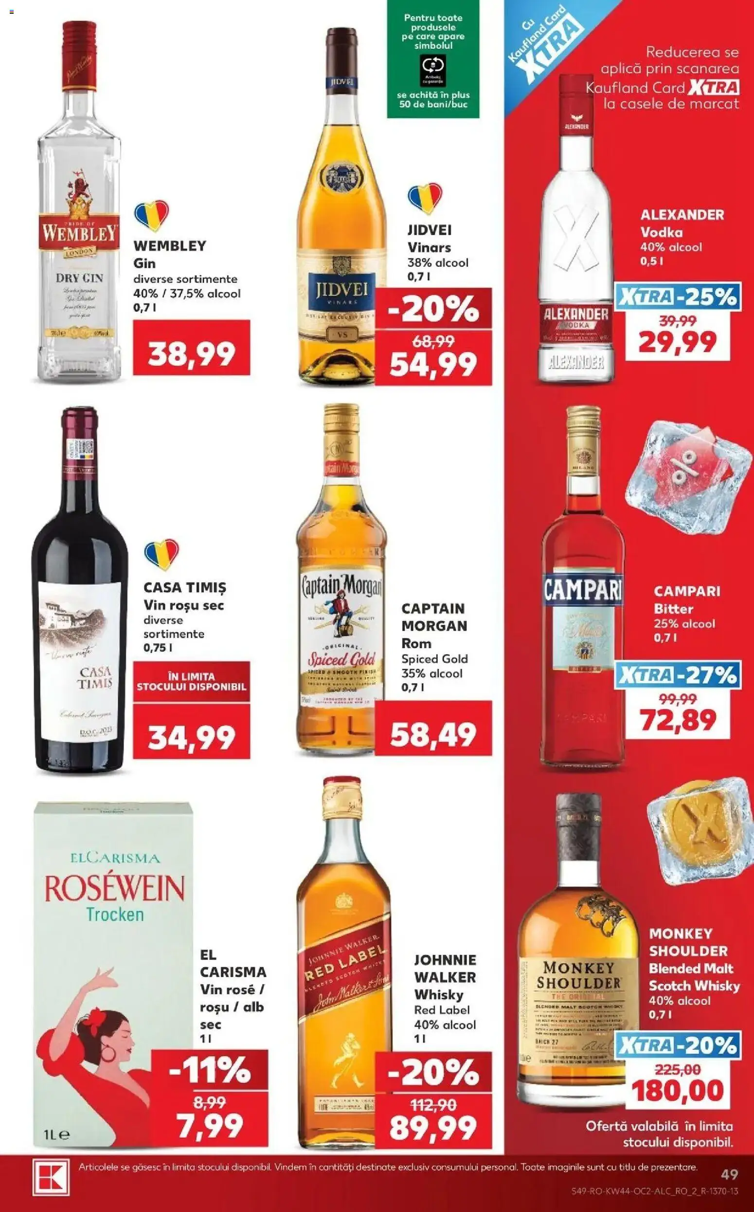 Previzualizarea de cataloage: Kaufland Kaufland Codlea valabil de la 28.10.2026 - Campari, Vin, Vodka, Plus, Vin rose, Vin rosu, Aplică, Scotch Whisky