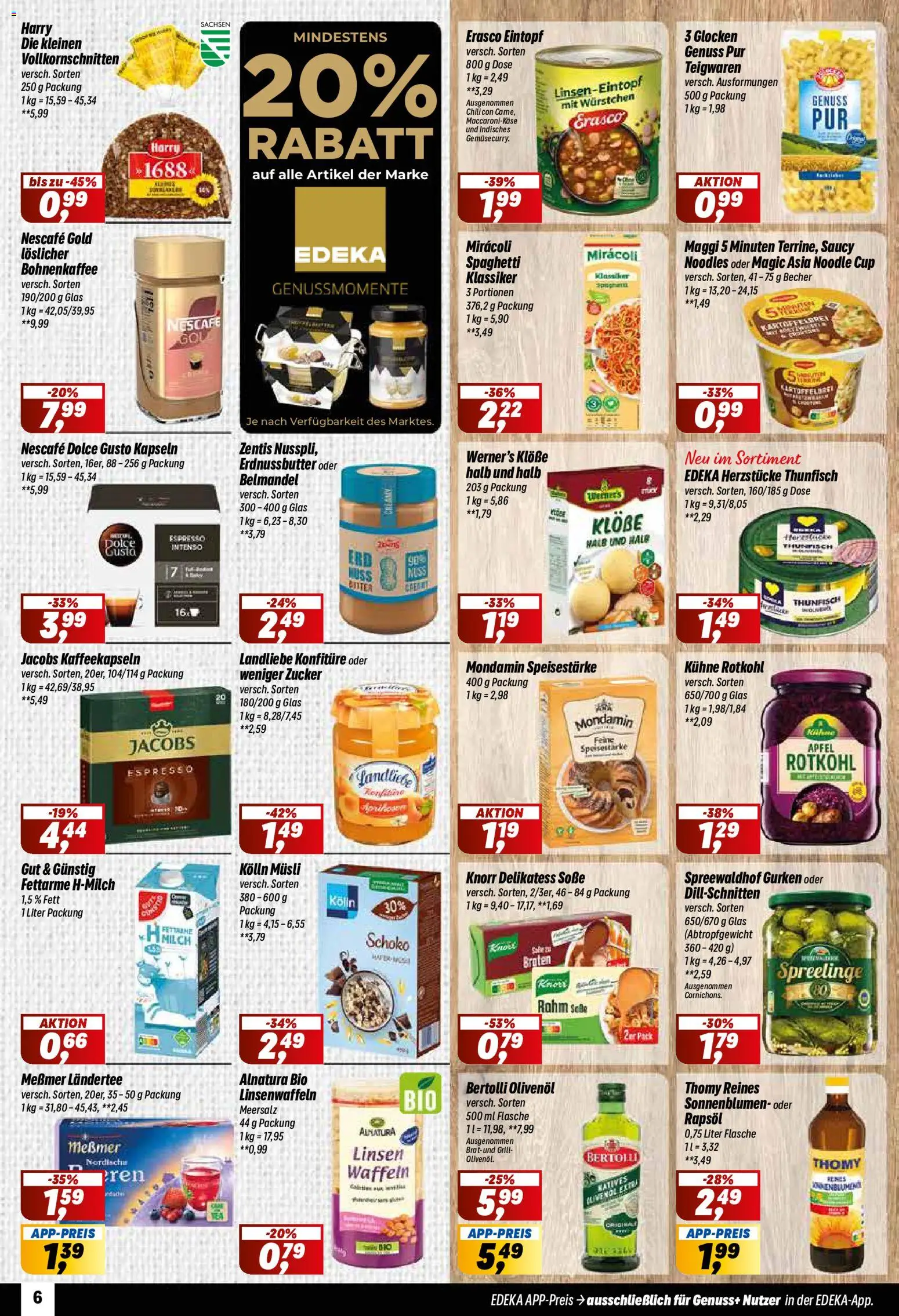 Vorschau von dem Prospekt des Geschäftes Simmel, gültig ab dem 02.11.2026 - Butter, Maggi, Thunfisch, Nescafe, Messmer, Nescafe gold, Erasco, Olivenol