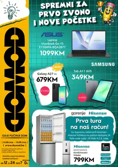Pregled letka Domod katalog trgovine Domod vrijedi od 14.08.2026