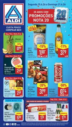 Pré-visualização do folheto da loja Aldi válida a partir de 15/06/2026
