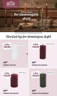 Forhåndsvis Nille kundeavis fra butikk Nille gyldig fra 20/09/2026