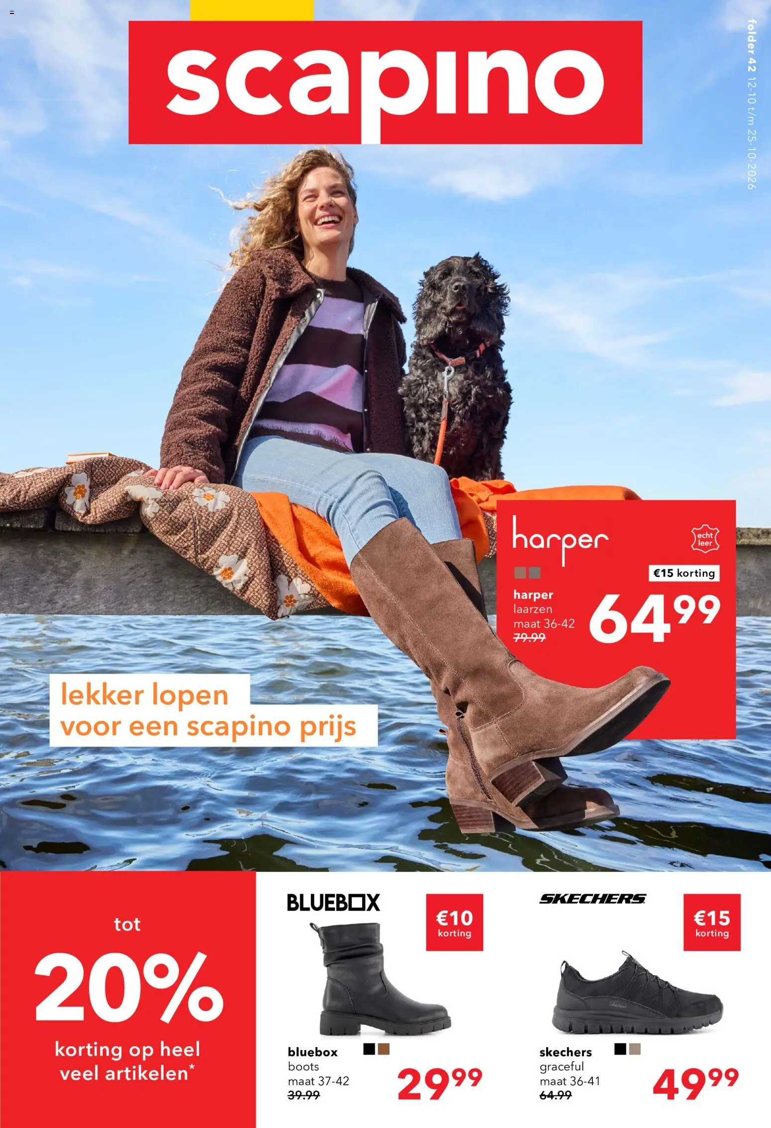 Voorbeeld van Scapino folder - lekker lopen van winkel Scapino geldig vanaf 12-10-2026 - Laarzen