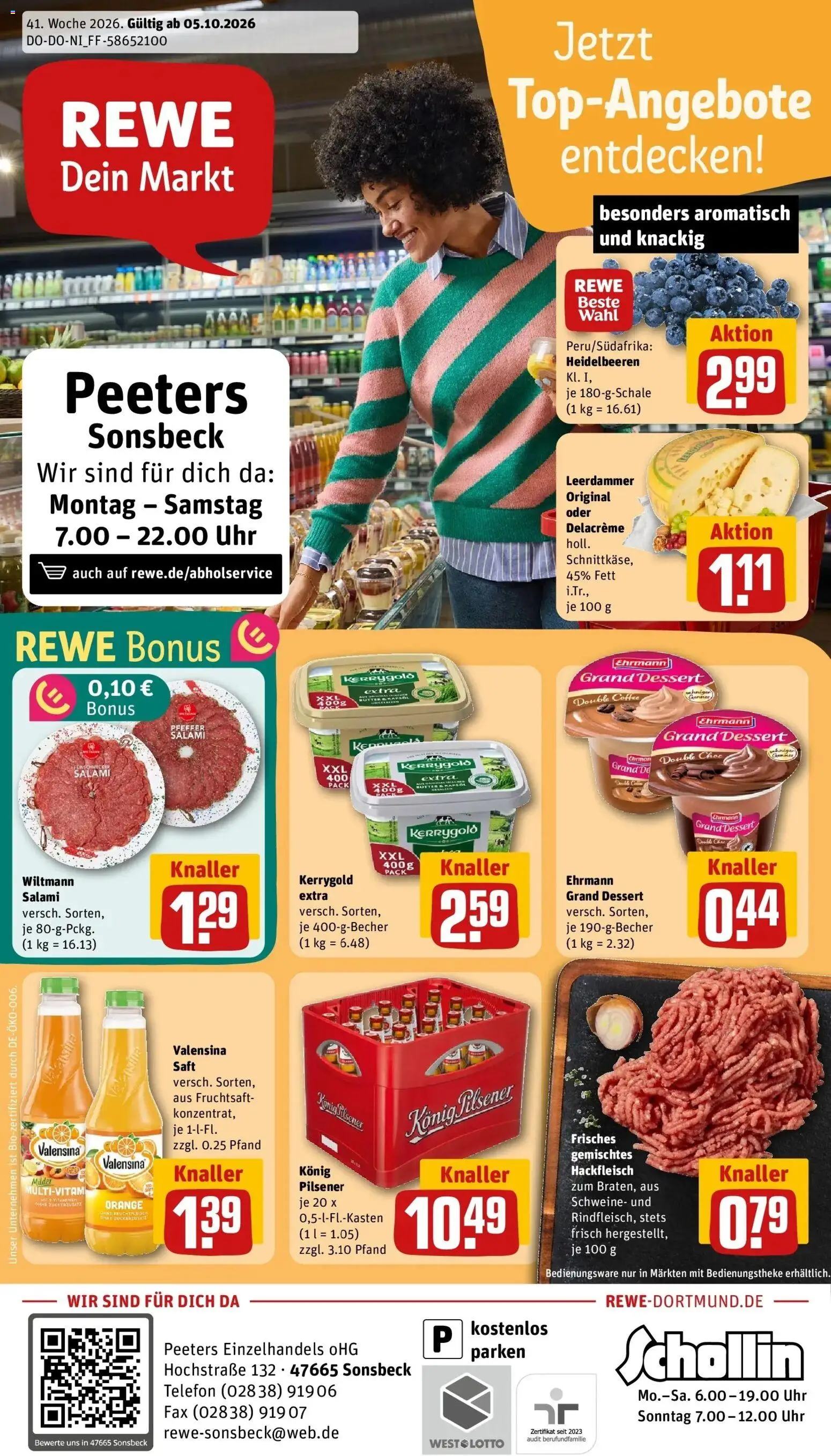 Vorschau von dem Prospekt des Geschäftes Rewe, gültig ab dem 05.10.2026