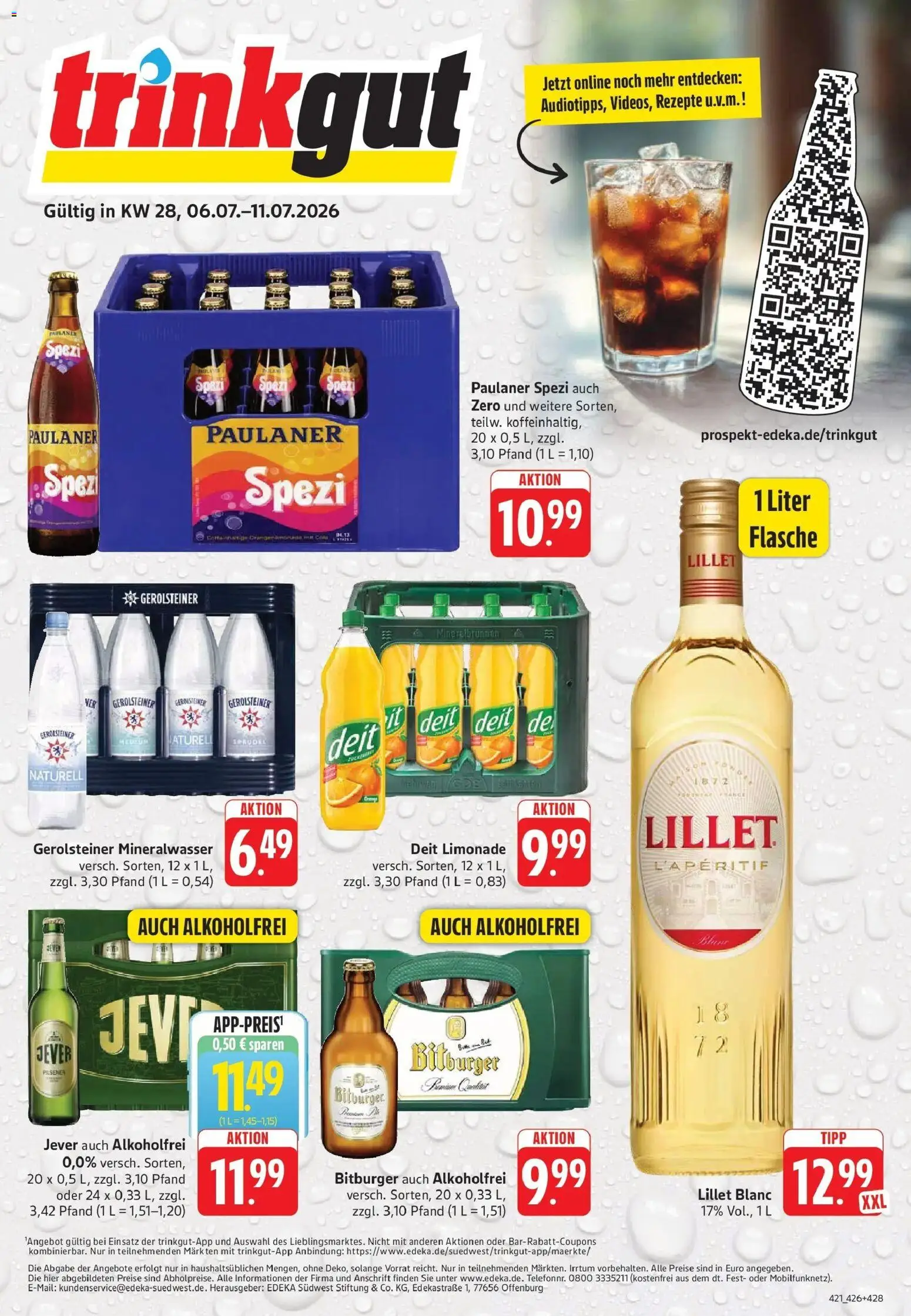 Vorschau von dem Prospekt des Geschäftes Trinkgut, gültig ab dem 05.07.2026