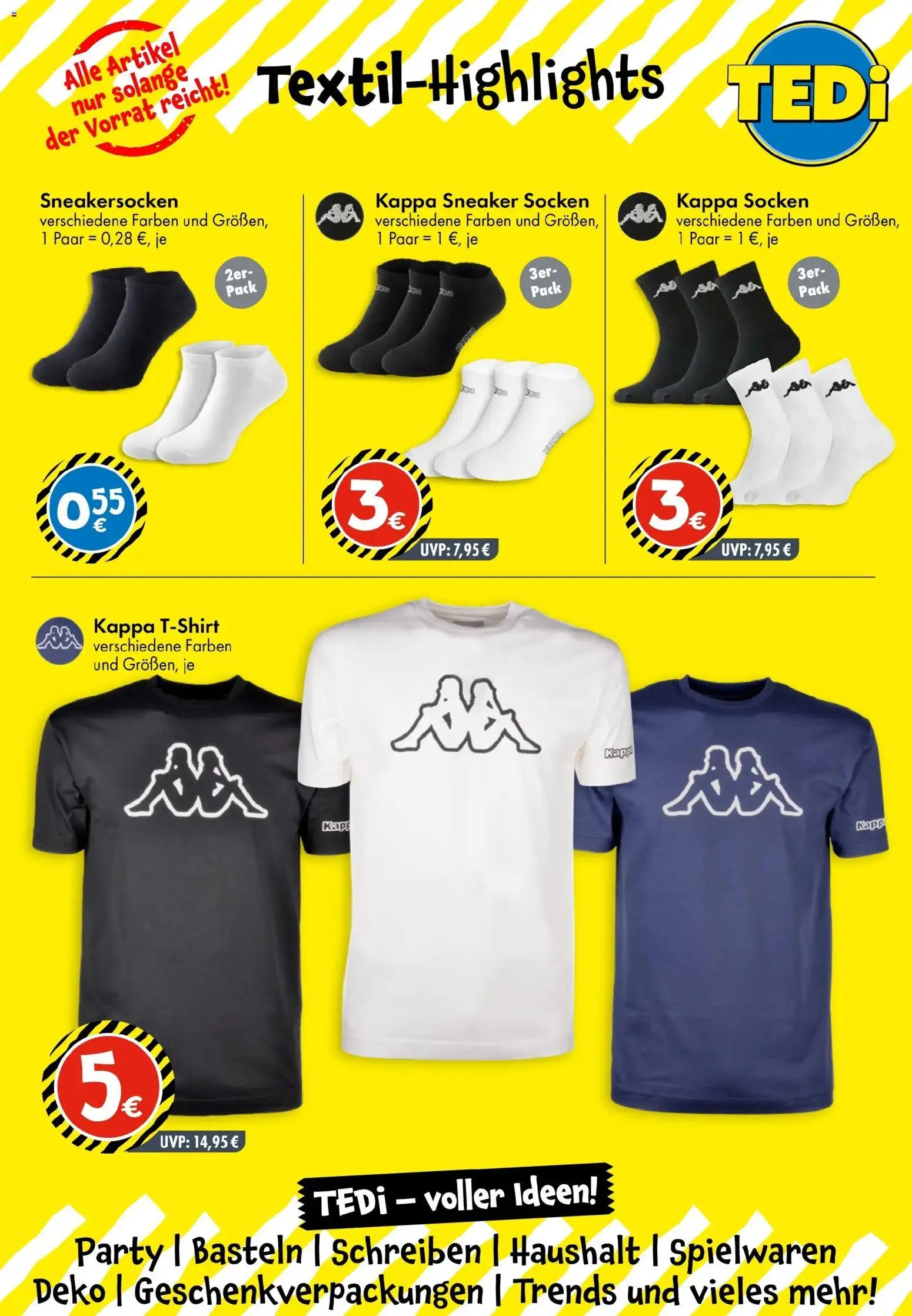 Vorschau von dem Prospekt des Geschäftes TEDi, gültig ab dem 02.09.2026 - Socken