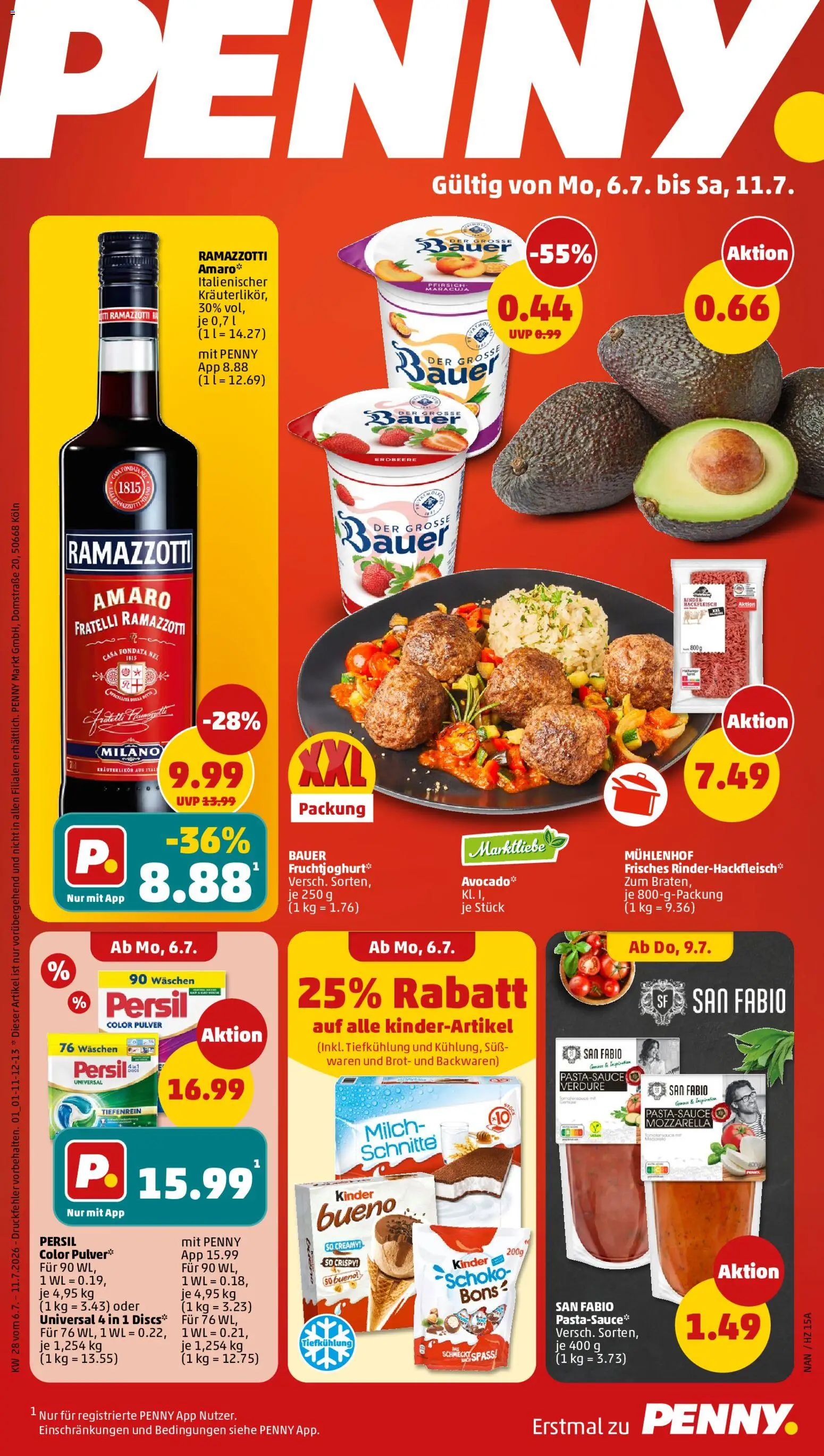 Vorschau von dem Prospekt des Geschäftes Penny, gültig ab dem 06.07.2026