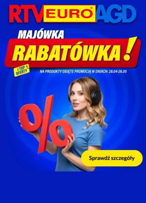 Pogląd gazetki "RTV Euro AGD Sklep oferta" ze sklepu RTV Euro AGD ważnej od 28.04.2026