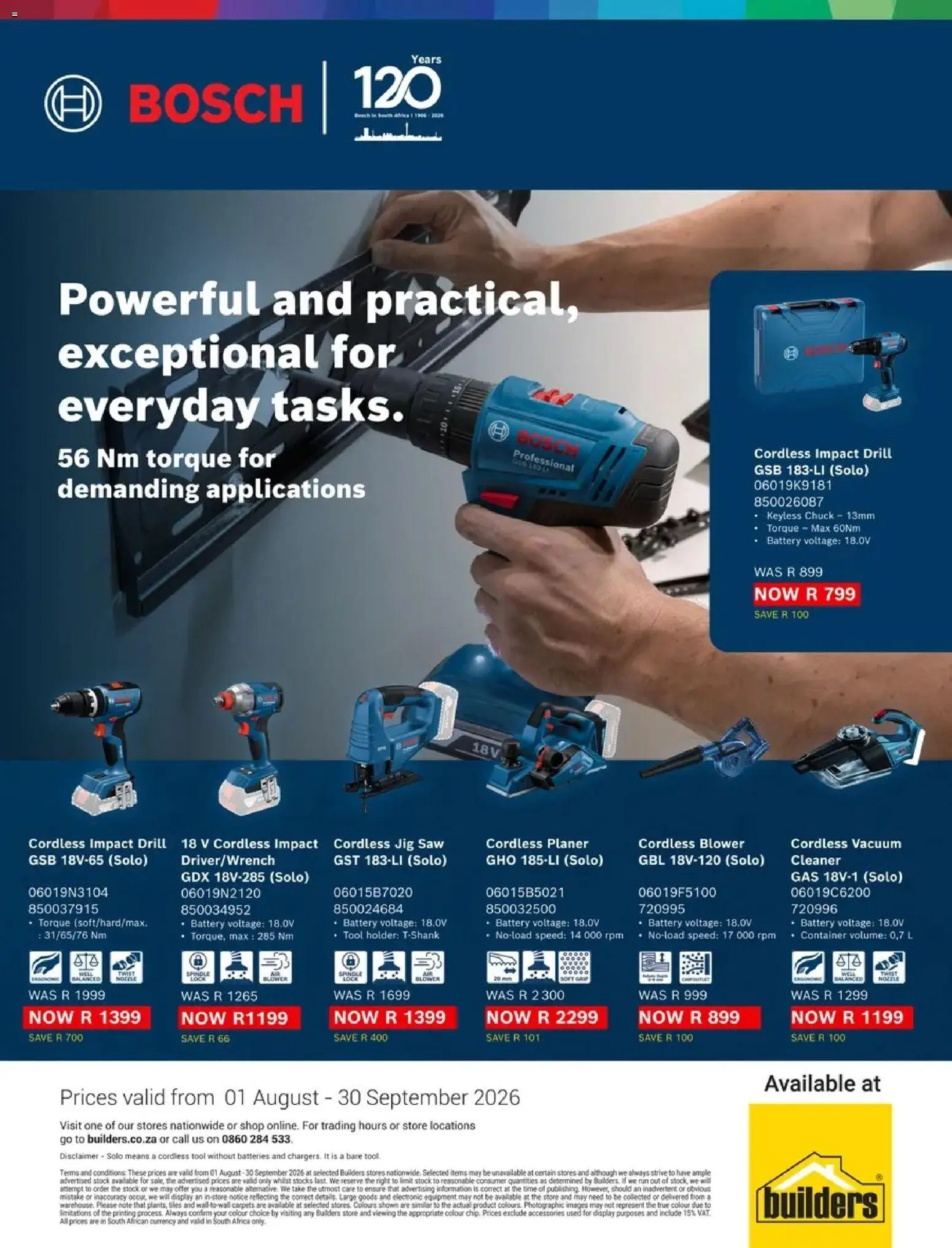 Preview of Builders flyer valid from 01/08/2026