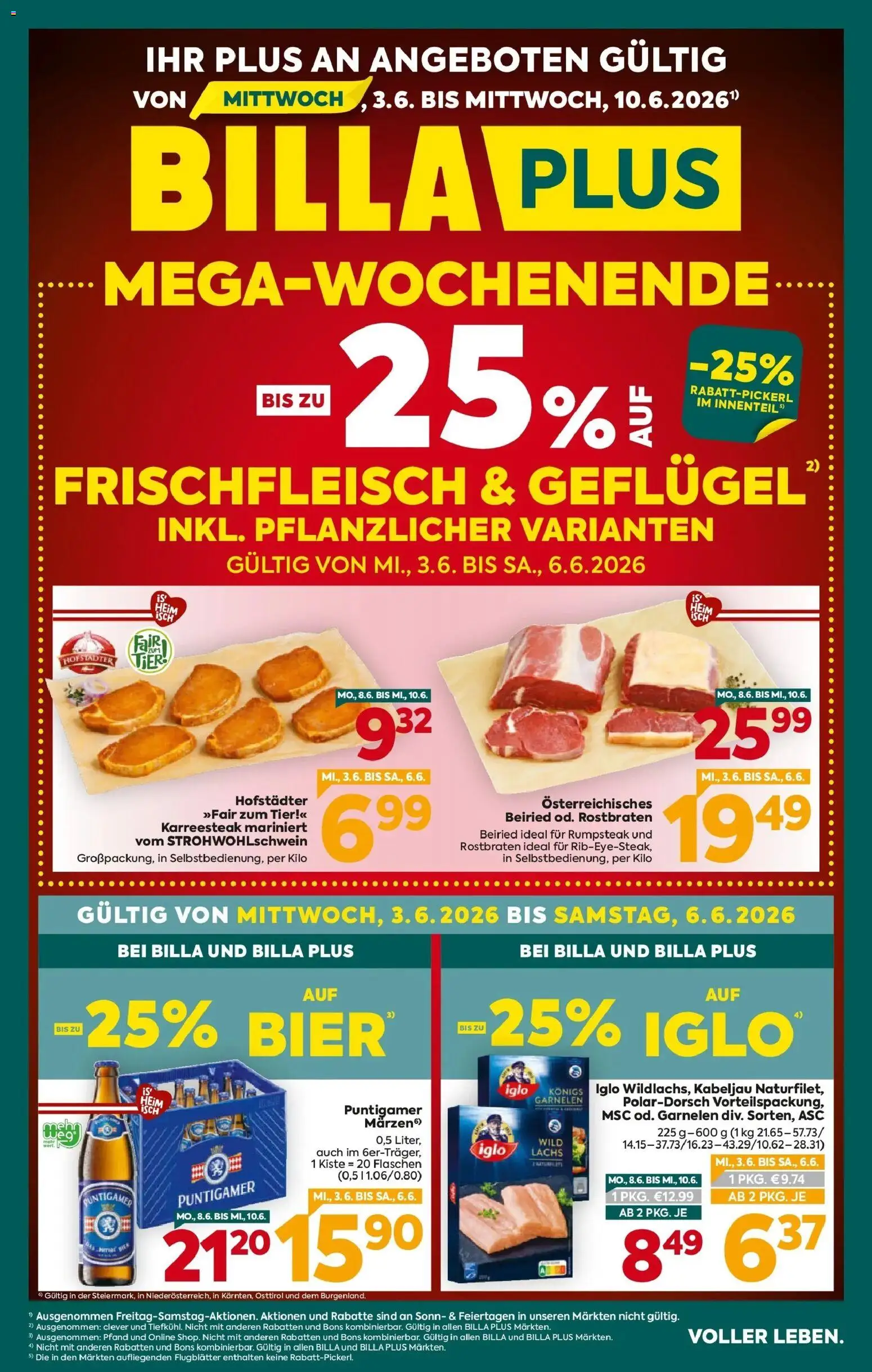 Vorschau der Angebote: Billa Plus Billa Plus Flugblatt - Burgenland gültig ab 03.06.2026 - Bier