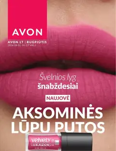 AVON parduotuvės leidinio AVON leidinys galiojančio nuo 2026.08.01 peržiūra