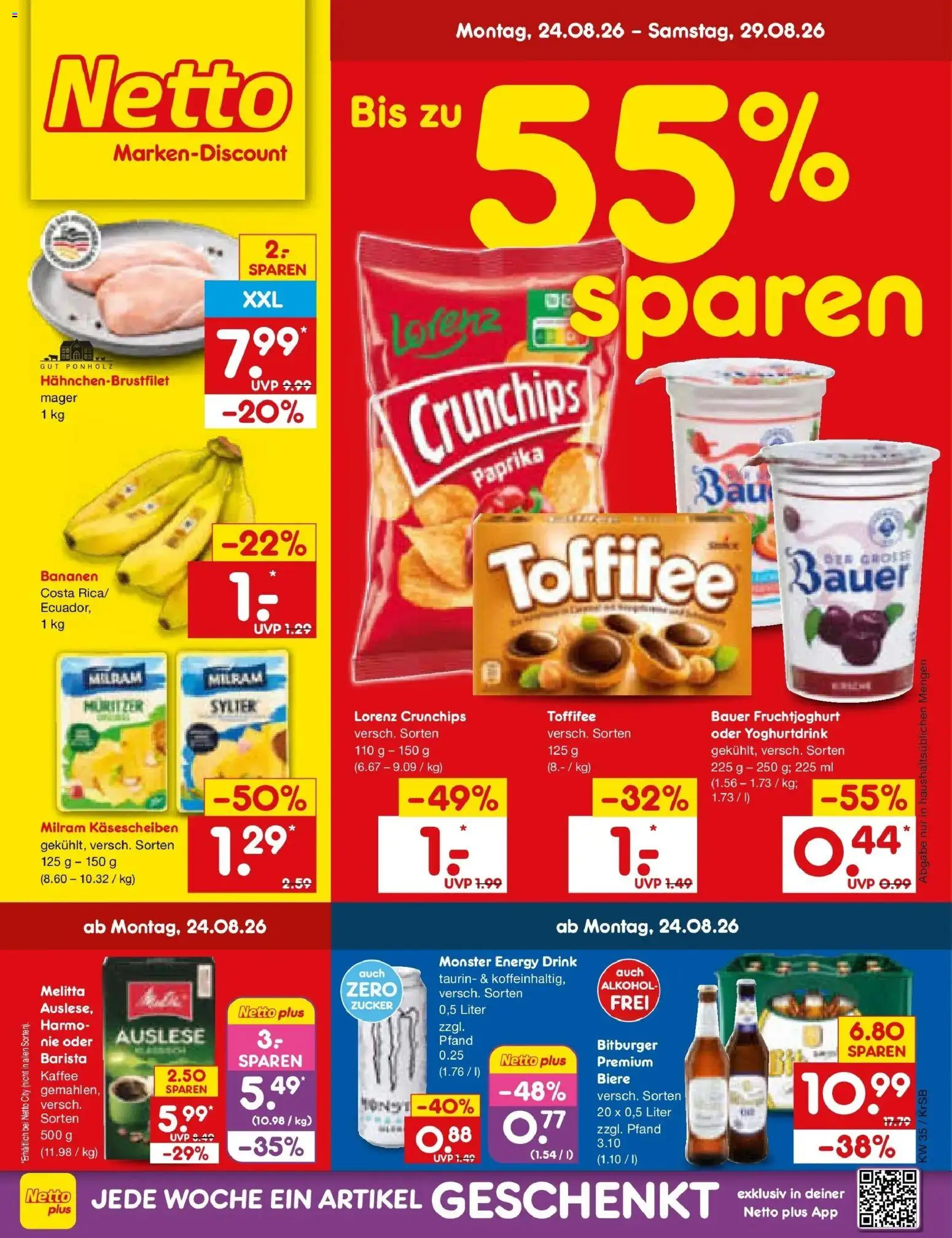 Vorschau von dem Prospekt des Geschäftes Netto Marken-Discount, gültig ab dem 24.08.2026