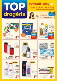 Náhľad TOP Drogéria letáku platného od 19.10.2026