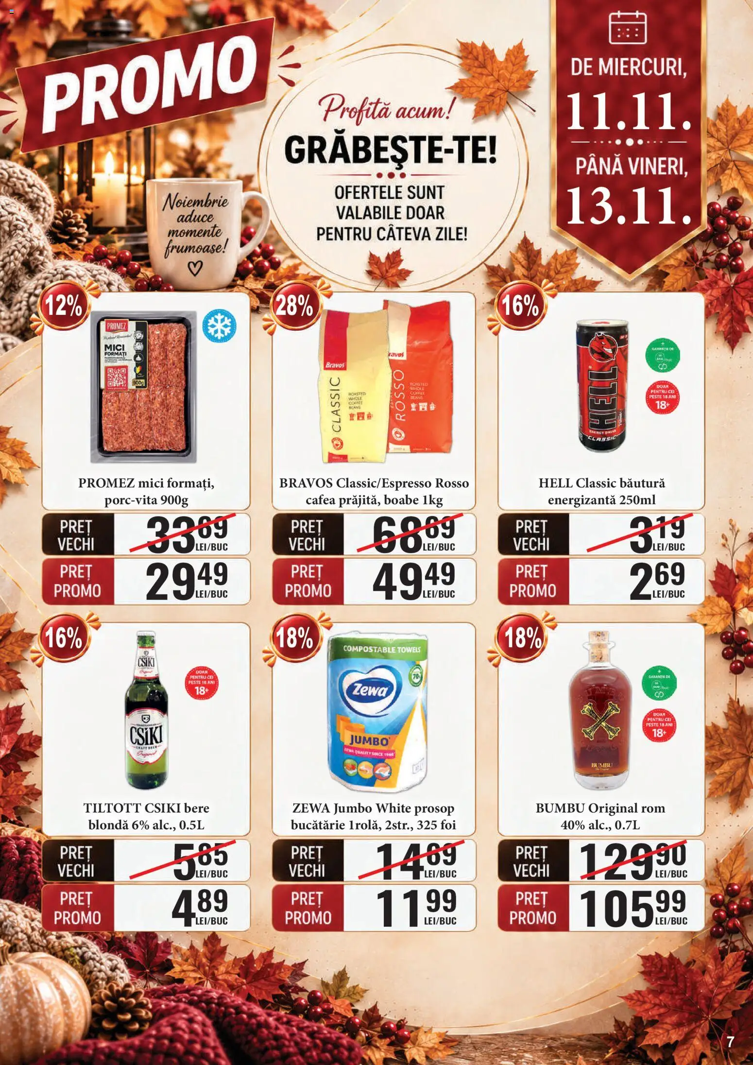 Previzualizarea de cataloage: CBA CBA Catalog C+C valabil de la 01.11.2026 - Cafea, Mici, Bere, Rom, Bucătărie, Pește