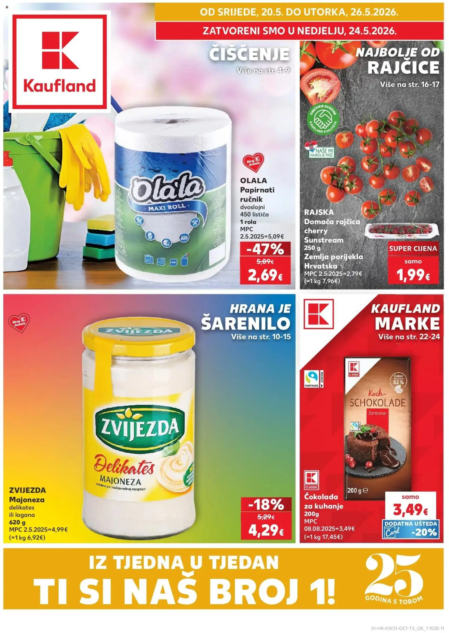 Pregled letka Kaufland katalog do 26.05.2026 trgovine Kaufland vrijedi od 19.05.2026