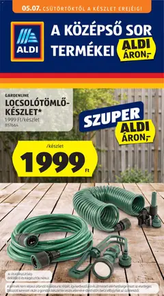 Aldi - Aldi Középső sor termékei megtekintése, amely érvényes 2026.05.07.-től
