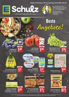 Vorschau von dem Prospekt des Geschäftes Edeka, gültig ab dem 21.09.2026
