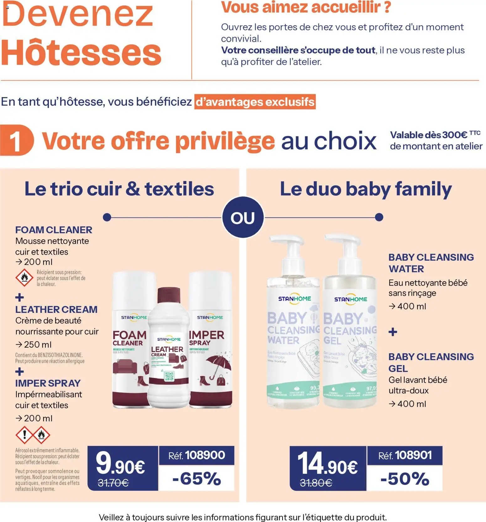 Prévisualisation de Stanhome catalogue du magasin Stanhome formulaire valide 31/08/2026 - Crème, Mousse, Portes