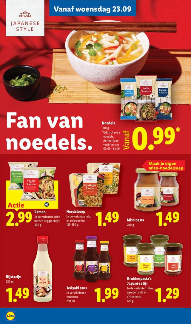 Nieuwe Lidl folder vanaf 21-09