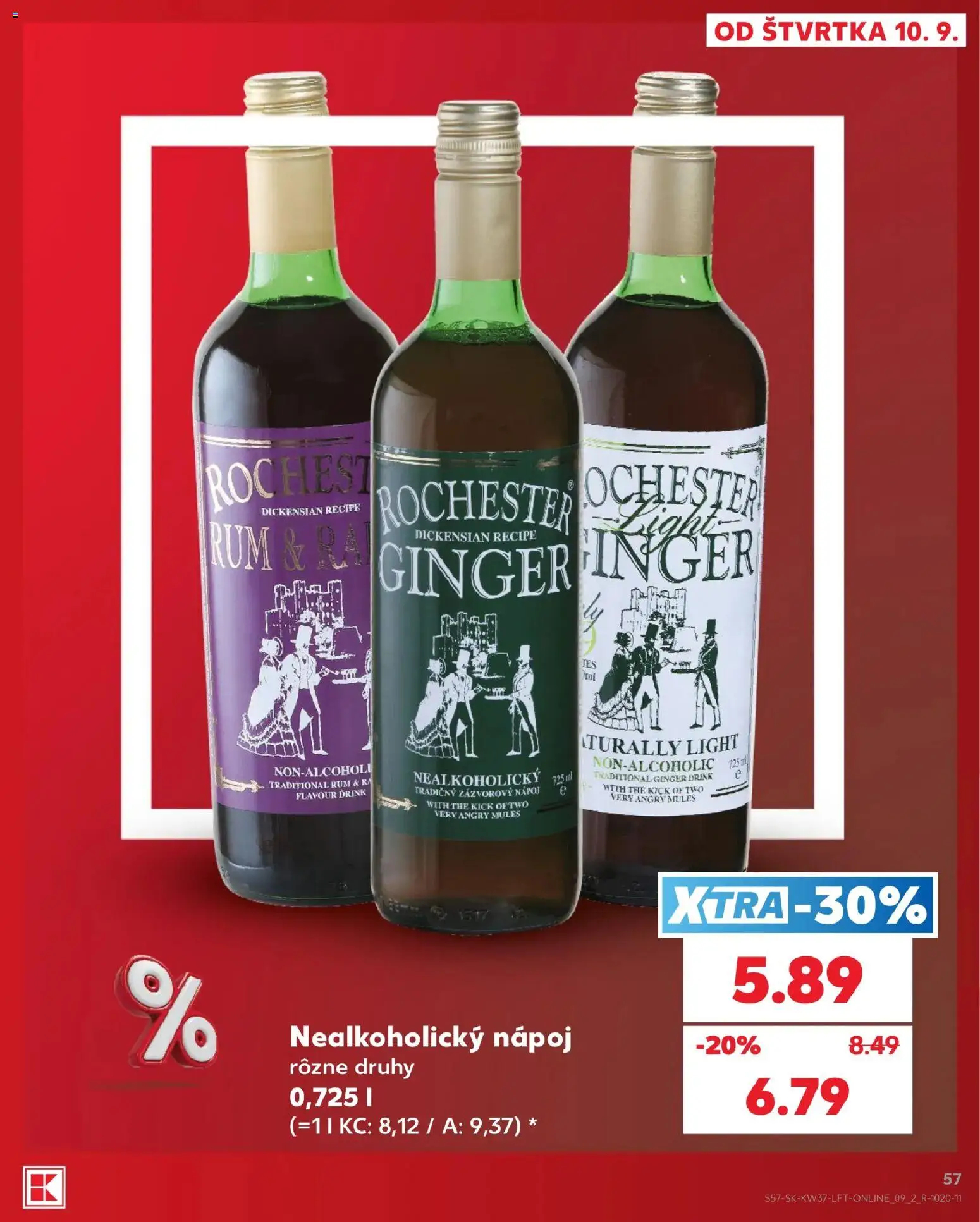 Náhľad Kaufland letáku platného od 10.09.2026 - Rum