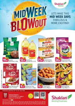 Preview of the catalogue Shaklan Midweek Blowout - Al Jaddaf 1, Dubai of store Shaklan valid from 22 Jun, 2026