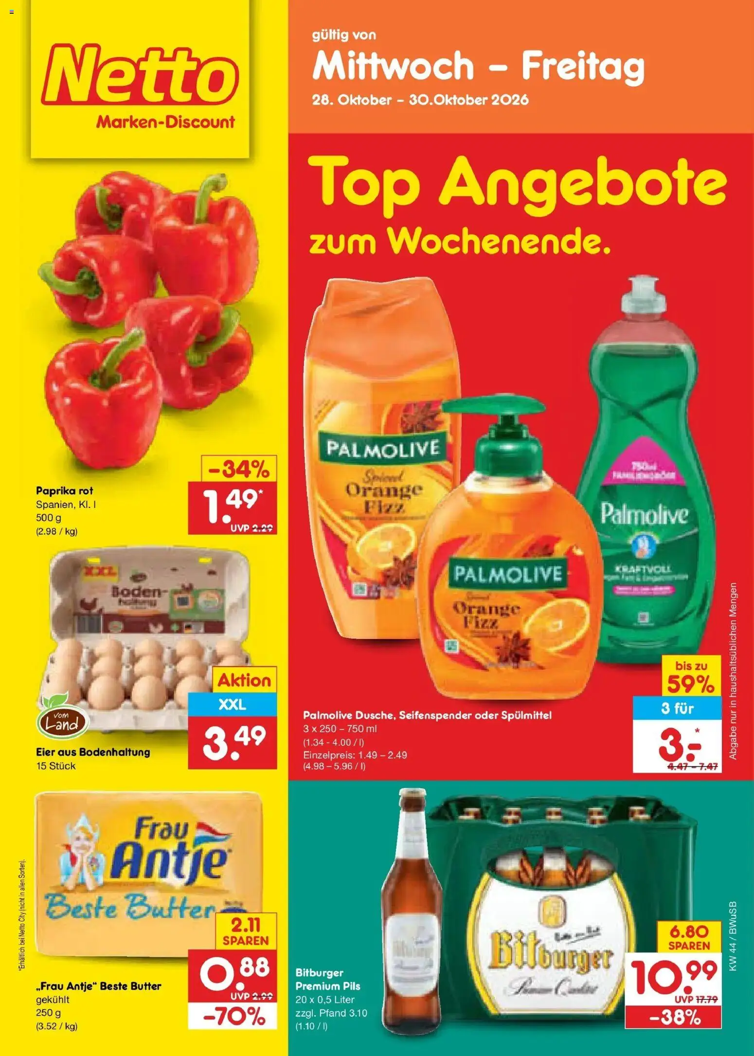 Vorschau von dem Prospekt des Geschäftes Netto Marken-Discount, gültig ab dem 26.10.2026