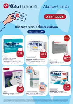 Náhľad Vaša lekáreň letáku platného od 01.04.2026