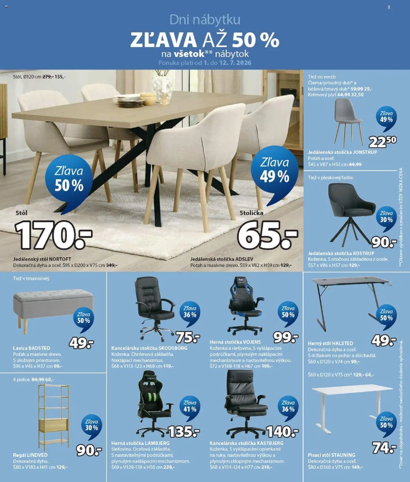Náhľad JYSK letáku platného od 01.07.2026