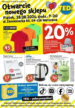 Pogląd gazetki "TEDi gazetka - Warszawa" ze sklepu TEDi ważnej od 28.08.2026